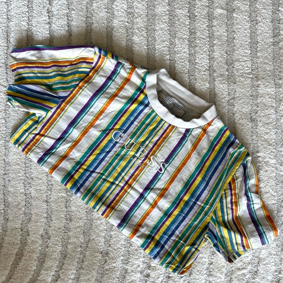 Guess Other - Guess Originals Los Angeles Striped T-Shirt